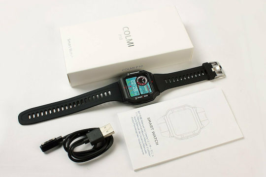 Colmi P10 46mm Smartwatch with Heart Rate Monitor (Black) view 6