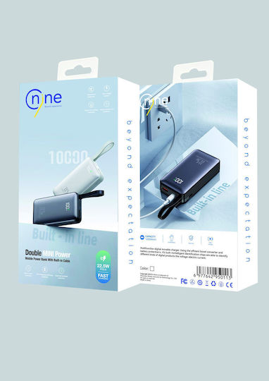Nine Y369 22.5w Fast Charging Mini Power Bank 10000mah White view 4