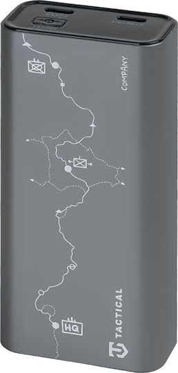 Tactical Company Power Bank 10000mAh 30W with 2 USB-C Ports Gray vue 2