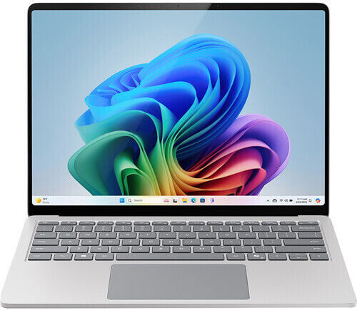 Microsoft Laptop Copilot+PC 13.8" Touchscreen 120Hz (Snapdragon-X Elite/16GB/1TB SSD/W11 Home) Platinum (US Keyboard) view 1