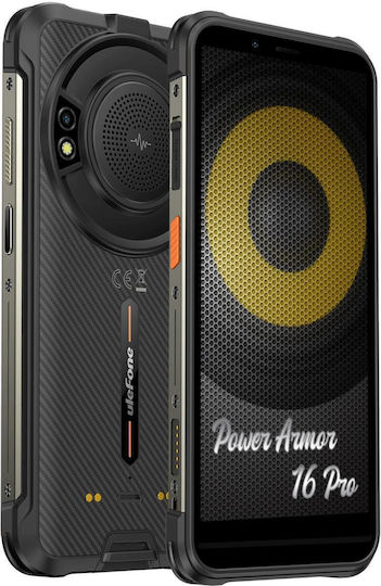 Ulefone Power Armor 16 Pro Dual SIM (4GB/64GB) Resistant Smartphone Mobile Black view 2