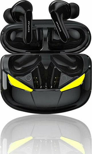 Awei T35 In-ear Bluetooth Handsfree Earphones with Sweat Resistance and Charging Case Black