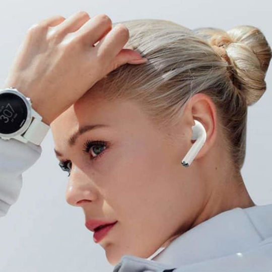 In-ear Bluetooth Handsfree Earphones with Charging Case White view 4