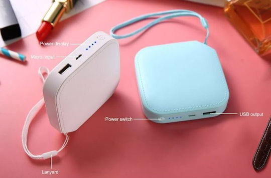 Treqa TR-953 Power Bank 6000mAh Turquoise view 4