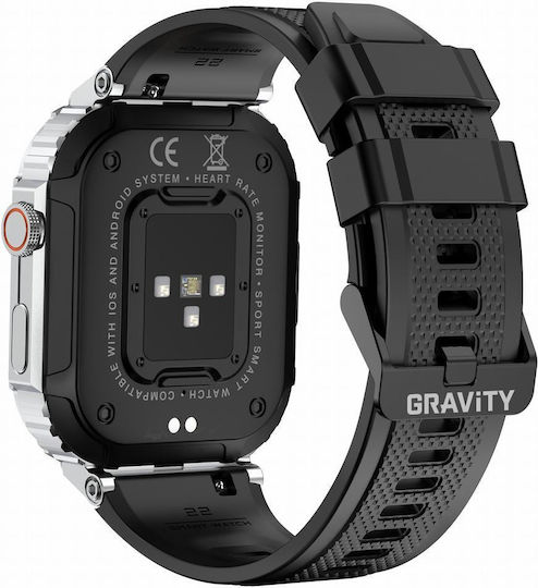 Gravity Gt6-5 42mm Smartwatch with Heart Rate Monitor (Multicolour) vista 2