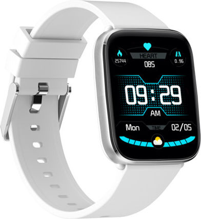 Radiant RAS10603 Smartwatch with Heart Rate Monitor (White) view 2