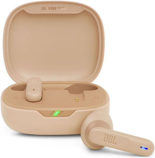 JBL Vibe Flex In-ear Bluetooth Handsfree Earphones with Charging Case Beige view 1