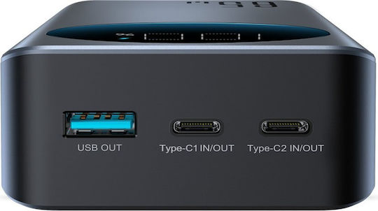Joyroom JR-PBF05 Pro Power Bank 30000mAh 65W with USB-A Port and 2 USB-C Ports Black view 2