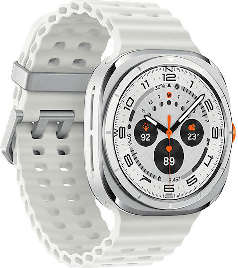 Samsung Galaxy Watch Ultra Titanium 47mm Waterproof with eSIM and Heart Rate Monitor (Titanium White) view 3