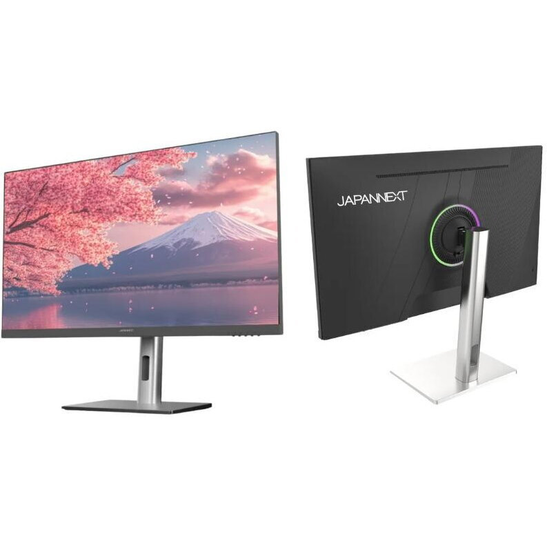 Japannext IPS HDR Monitor 27" 5120x2880 With Response Time 8ms GTG Silver view 3