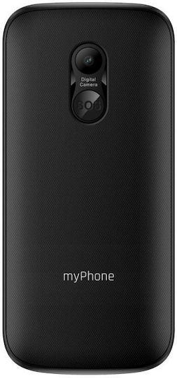 MyPhone Halo A Single SIM Mobile with Large Buttons Black view 4