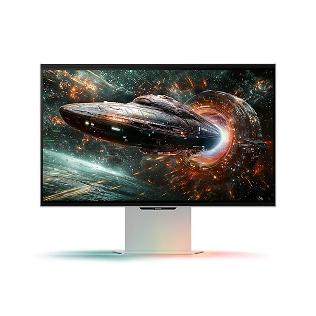 Samsung Odyssey 3D G90XF IPS HDR Gaming Monitor 27" 4K 3840x2160 165Hz with 1ms GTG Response Time Silver