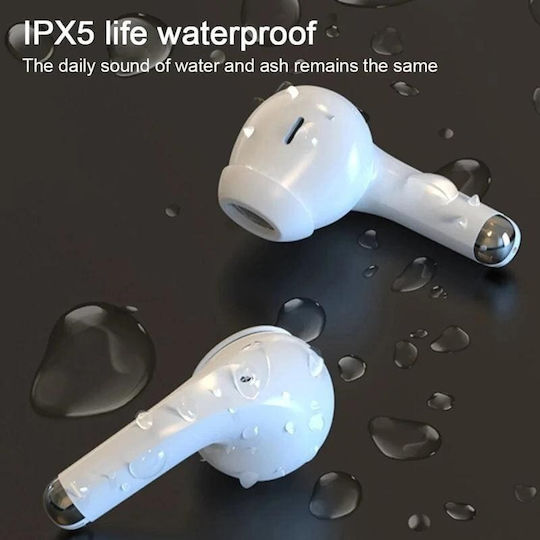 Lenovo LP40 Pro Earbud Bluetooth Handsfree Earphones with Sweat Resistance and Charging Case White vue 6