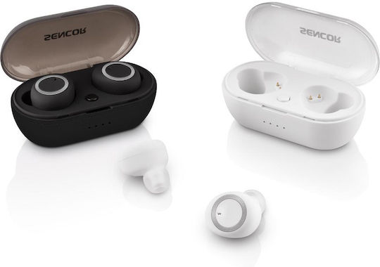Sencor Sep 510BT In-ear Bluetooth Handsfree Earphones with Charging Case White view 9
