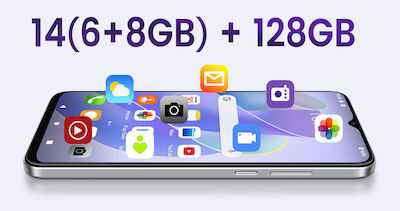 KXD Classic A10 Dual SIM (6GB/128GB) Purple view 5