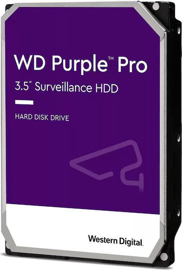Western Digital Purple Pro Surveillance 12TB HDD Hard Drive 3.5" SATA III 7200rpm with 512MB Cache for Recorder WD122PURP view 3