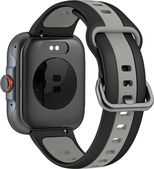 iSEN S216 Smartwatch with Heart Rate Monitor (Black) view 3