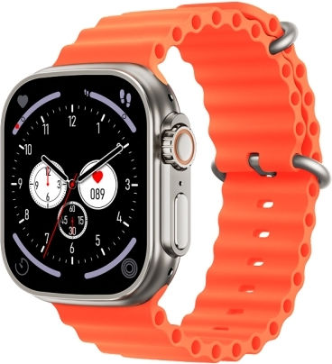 Ws68 Ultra 1.85 Inch Color Screen Smart Watch Support Heart Rate Monitoring Blood Pressure Monitoring Gold view 1