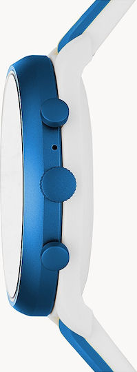 Fossil Sport Stainless Steel 41mm Smartwatch with Heart Rate Monitor (Blue) view 3