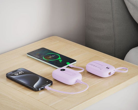 XO PR246 Power Bank 10000mAh 20W Power Delivery Purple view 2