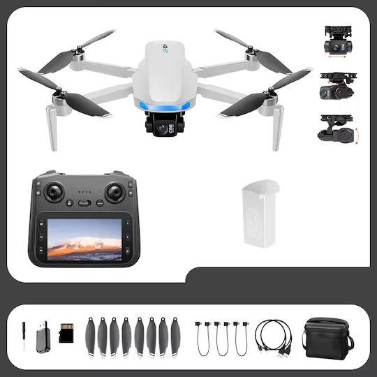 Drayven S-X1 Drone 5G with 4K Camera and Controller White view 6