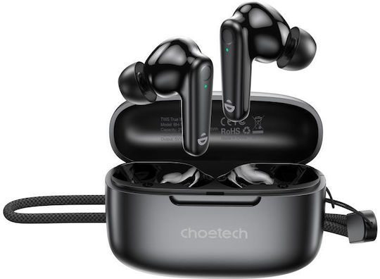 Choetech BH-T86 In-ear Bluetooth Handsfree Earphones with Charging Case Black