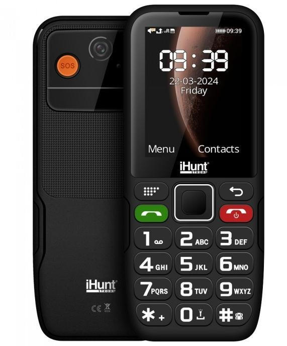 iHunt Primo 4G Dual SIM Mobile Phone with Buttons Black
