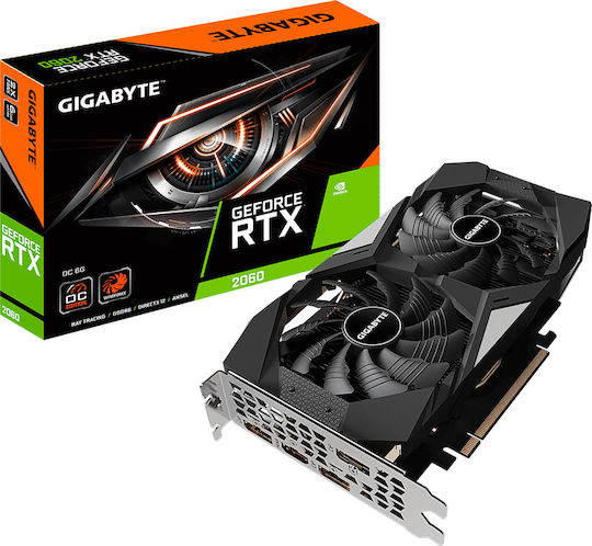 Gigabyte GeForce RTX 2060 rev. 1.0 6GB GDDR6 OC Graphics Card view 1