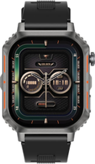 Riversong Motive 8S Smartwatch with Heart Rate Monitor (Space Gray) view 1