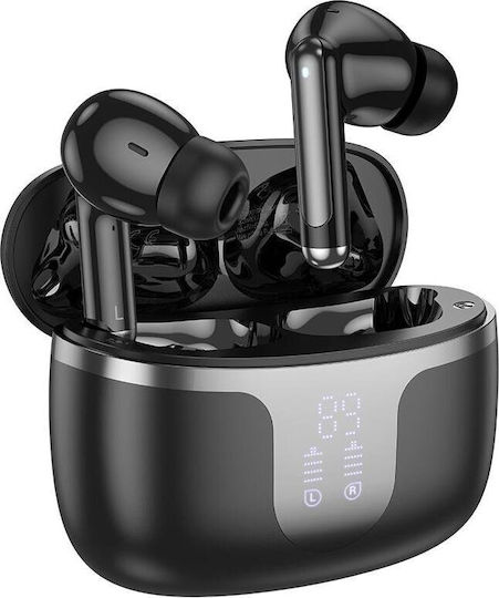 Hoco EQ10 In-ear Bluetooth Handsfree Earphones with Charging Case Black view 2