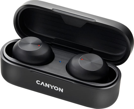 Canyon CNE-CBTHS1B In-ear Bluetooth Handsfree Earphones with Sweat Resistance and Charging Case Black view 2