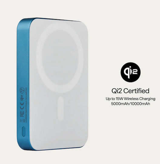 Pitaka Power Bank 10000mAh 15W Lucid Blue vista 9