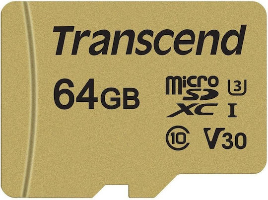 Transcend 500S SDXC 64GB U3 UHS-I view 3