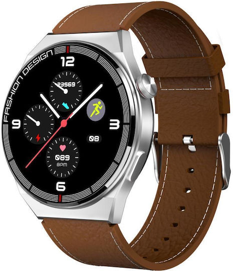 XO J1 Porsche Smartwatch with Heart Rate Monitor (Silver)