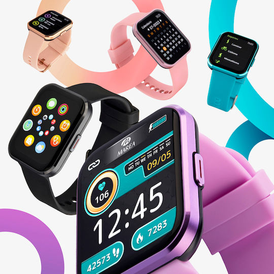 Marea B63003/3 Smartwatch with Heart Rate Monitor (Pink) view 4