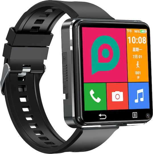 iSEN S998 Smartwatch with SIM and Heart Rate Monitor (Black) view 8