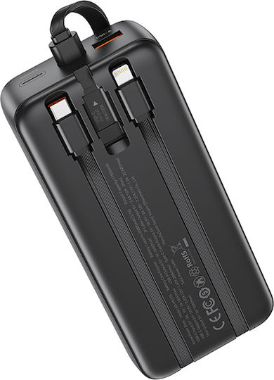 XO PR275 Power Bank 20000mAh 18W Quick Charge 2.0 / Quick Charge 3.0 Black Ansicht 3