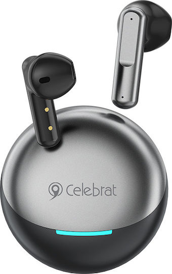 Celebrat W61 Earbud Bluetooth Handsfree Earphones with Charging Case Black view 1