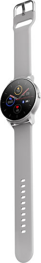 Forever Forevive 2 SB-330 Smartwatch with Heart Rate Monitor (Silver) view 6
