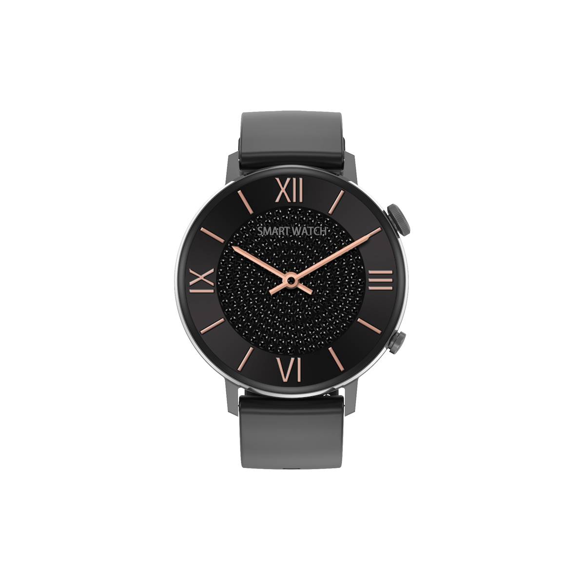 MaX FIT Pro Aluminium Smartwatch with Heart Rate Monitor (Black) view 2