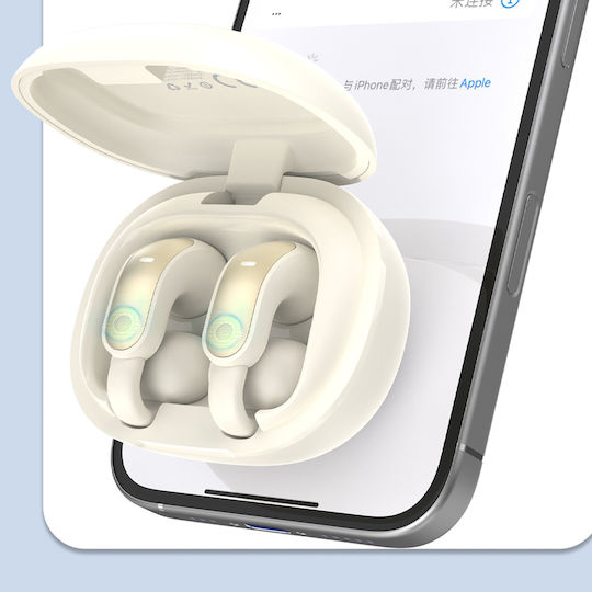 Dudao U20 Pro Open Ear Bluetooth Handsfree Earphones with Charging Case White view 8