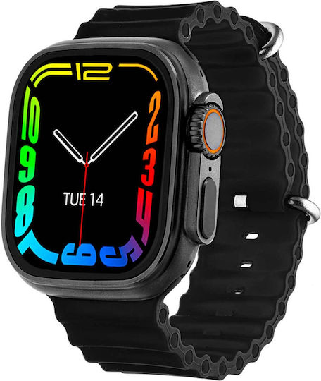 DAS.4 SU09 Smartwatch with Heart Rate Monitor (Black)