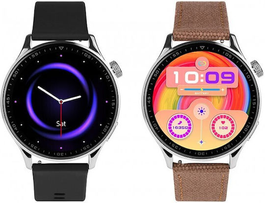 Tracer SMW9 X-Tro 47mm Smartwatch with Heart Rate Monitor (Silver) view 2