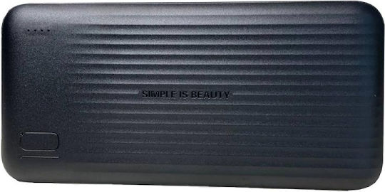 XO PB301 Power Bank 10000mAh with 2 USB-A Ports Black view 3