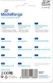 MediaRange SDHC 16GB Class 10 High Speed view 4
