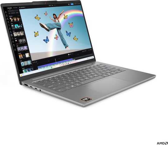 Lenovo IdeaPad Slim 5 14AKP10 14" OLED FHD+ (Ryzen AI 300 Series-7 350/32GB/1TB SSD/W11 Home) Luna Grey (GR Keyboard) view 2