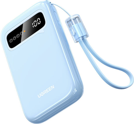 Ugreen PB522 Power Bank 10000mAh 20W with USB-C Port Power Delivery Blue