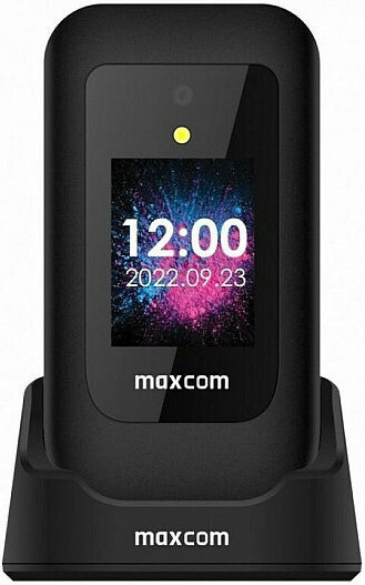 MaxCom MM827 Dual SIM Mobile with Large Buttons Black view 3