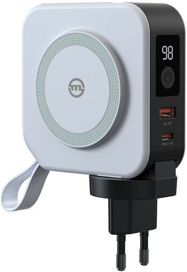 PBT-02L Power Bank 10000mAh with USB-A Port and USB-C Port Black vue 9