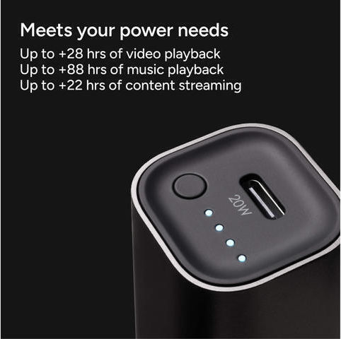 Mophie Mini Power Bank 5000mAh with USB-C Port Black view 4